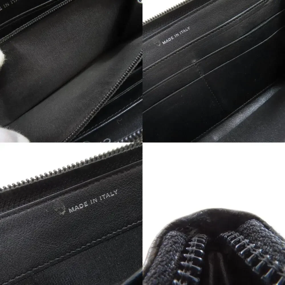 CHANEL Black Logo Wallet